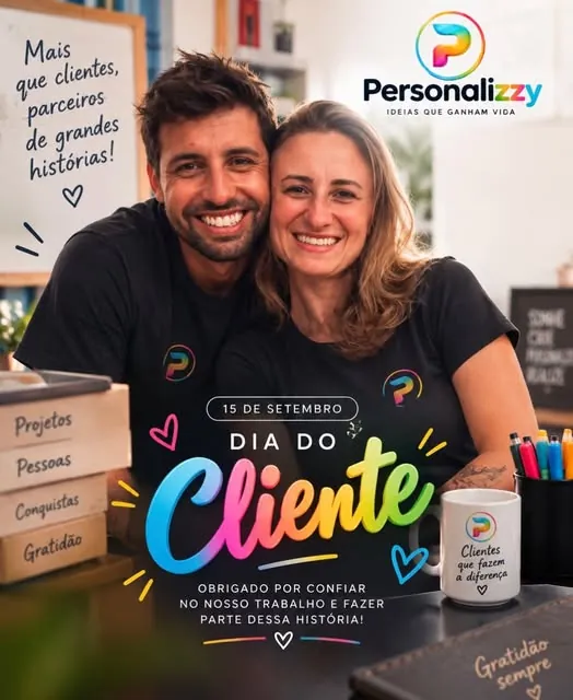 Alan e Gabi, donos da Personalizzy